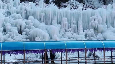 来看！哈尔滨绛县分滨——绛北大峡谷的冬日盛景(图5)