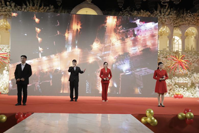 欢声笑语迎新春——霍邱县城关镇商会隆重举办迎新年庆典晚会(图5)