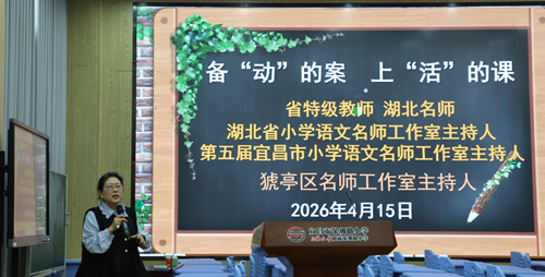 跨域携手深研文本 聚焦课堂共话设计——湖北省郭玲名师工作室联合教研活动在宜昌市深圳路小学成功举办(图6)