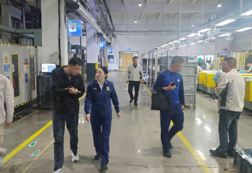 青岛海尔特种电冰柜有限公司（商用冷柜） 消防救援大队赴商用冷柜开展消防安全督导(图1)