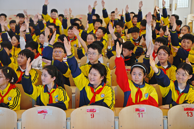 学礼仪·润童心｜峄城区实验小学开展公益文明礼仪课堂活动(图9)