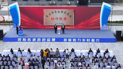     山东省人才引领乡村振兴项目对接活动暨"农行杯"枣庄市乡土特色品牌技能人才大赛启动仪式隆重举行(图16)