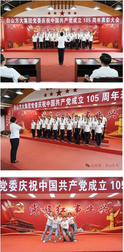 坚定不移跟党走  团结奋斗向未来——白山方大集团党委隆重召开庆祝中国共产党成立105周年表彰大会(图8)