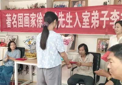 翰墨薪火续文脉 徐门画派添新颜——李扶耕老师喜收爱徒董宸羽(图3)