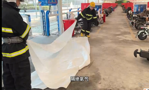 电动车棚应急处置七步法 ——青岛海尔电冰箱有限公司(冰箱中一)(图5) 电动车棚应急处置七步法 ——青岛海尔电冰箱有限公司(冰箱中一)(图5)